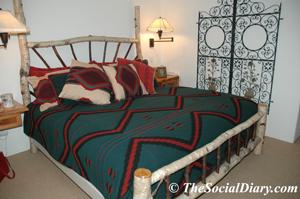 bedroom in rustic style